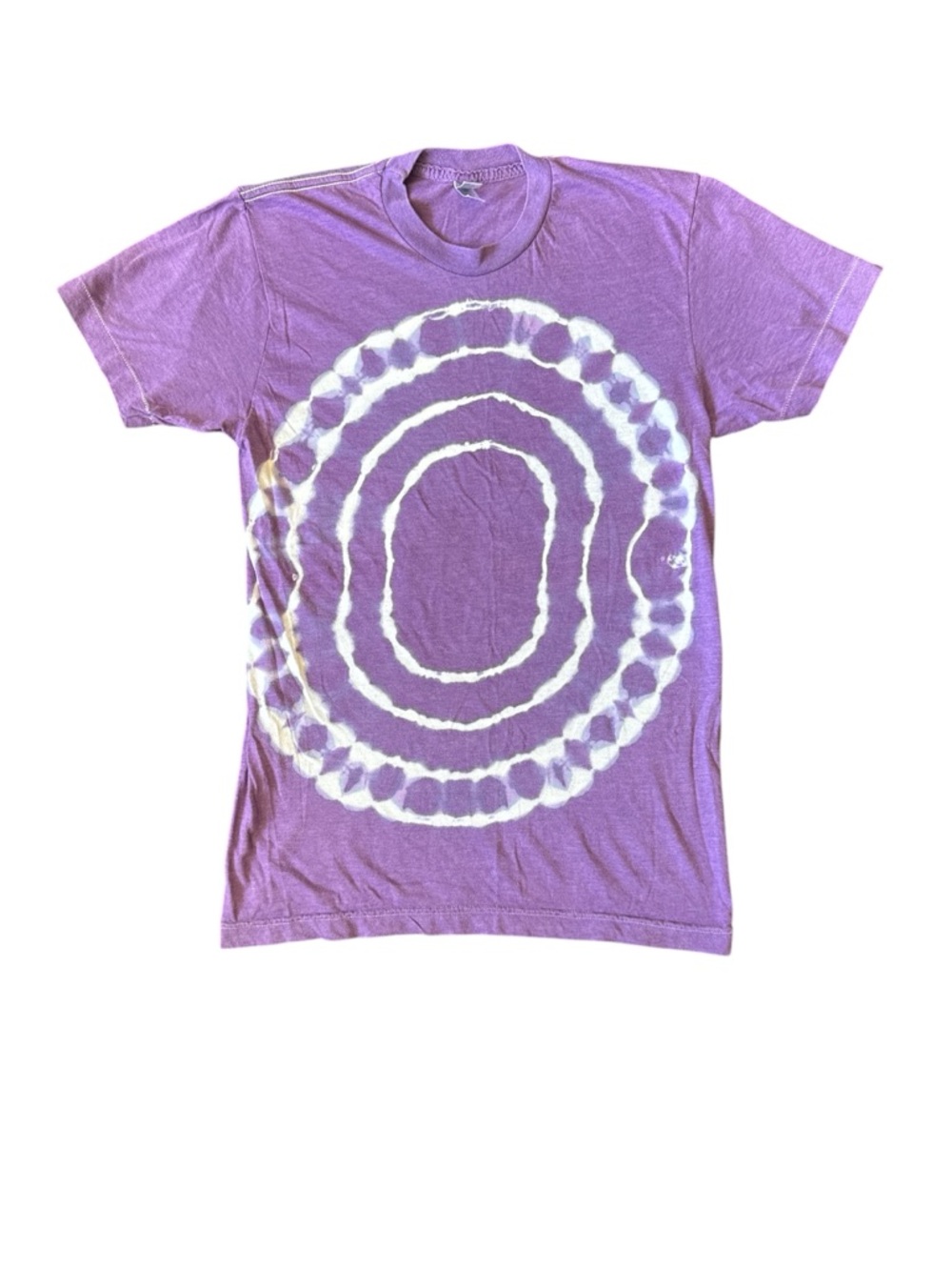 American Apparel Purple Tie-Dye Short Sleeve Tee